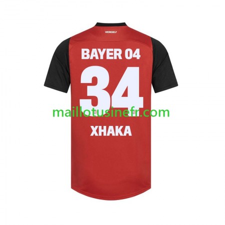 Maillot de Foot Bayer 04 Leverkusen XHAKA 34 Domicile 2024-25 Maillot de Foot Bayer 04 Leverkusen XHAKA 34 Domicile 2024-25